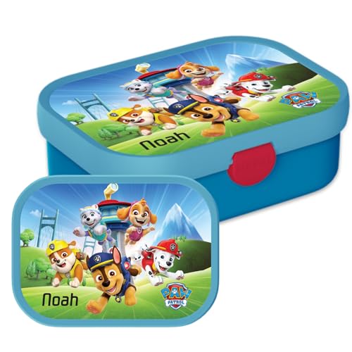 Mepal Paw Patrol Personalisierte Brotdose mit Namen - Bento Lunchbox für...