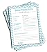 Baby Predictions and Advice - Blue Chevron (50-cards)