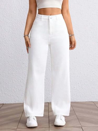 Image of KOTTY Women's Straight Fit High-Rise Stretchable Jeans