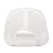 DALIX Plain Trucker Hat Mesh Cap in White