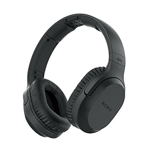 Sony MDR-RF895RK kabellose Kopfhörer (bis zu 100 Meter Reichweite, Geräuschminimierungssystem, 40-mm-Treiber…