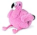 Produktbild COZY NOXXIEZ Kuschelige Plüsch Kinder Handwärmer - Kuscheltier, Stofftier, Kopfkissen als Flauschiges Wärmekissen Plüschtier für Bett, Auto und Zuhause (Flamingo)