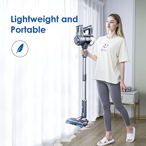 Oraimo Cordless Vacuum, 6 in 1 Cordless Vacuum Cleaner with LED and