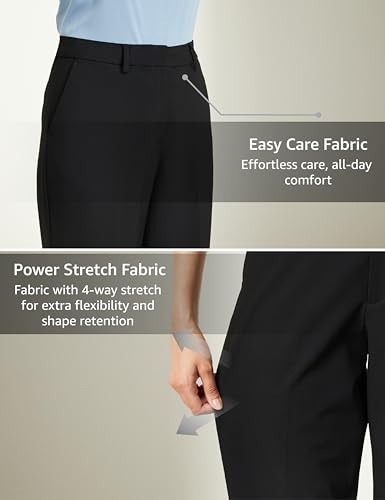 Image of Symbol Premium Women's Slim Fit 4-Way Stretch Formal Trousers (Flexi-Waist | Easy Care | Desk-to-Dinner) (Available in Plus Sizes)