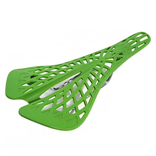Unistrengh Bike Saddle Comfortable Lightweight Mountain Bike Road Bicycle Hollow Out Spider Seat Cushion Bicycle Accessories (Green) #TOP1