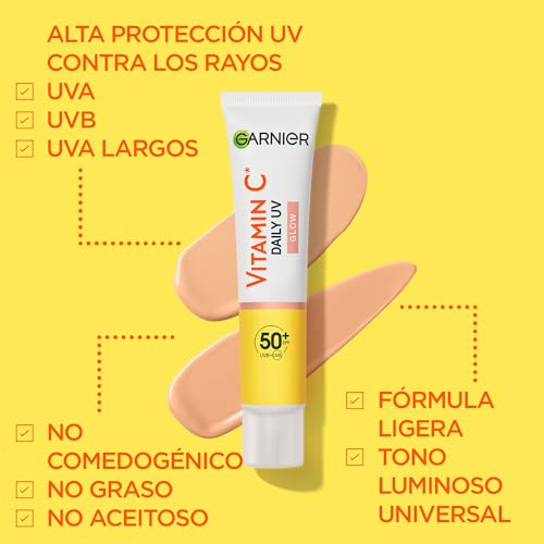 Variante de Garnier crema antimanchas Pack Fluido SPF50+ 50 ml + Sérum 30 ml