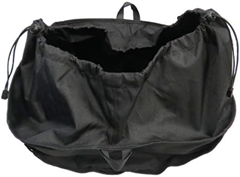 Large Under Seat Storage Basket Bag for Toys, Bottles, Diaper Bag, Compatible with Bugaboo Cameleon 1,2,3 and Frog Baby Child Strollers Prams Pushchairs (Black, with Insert)