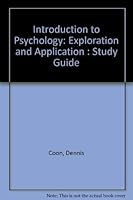 Introduction to Psychology: Exploration and Application--Study Guide 0534354025 Book Cover