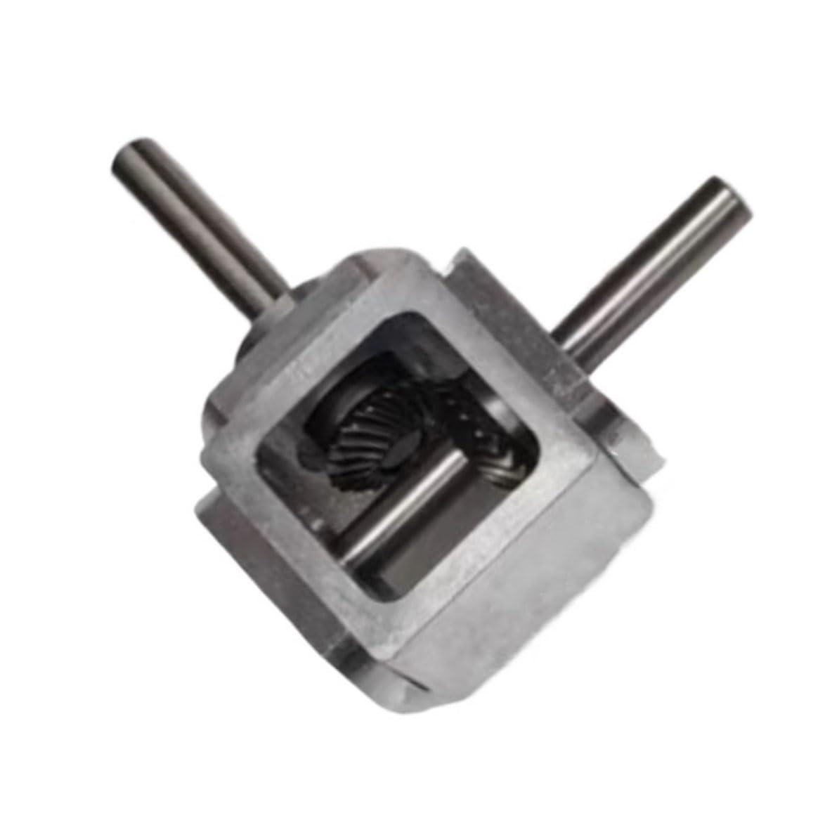 Mechanical Steering 1pcs 1:1 Speed Ratio Steering Gearbox 90 Degree Spiral Bevel Gear Reversing Gearbox 8mm Diameter Single Output Shaft Direction Transmission
