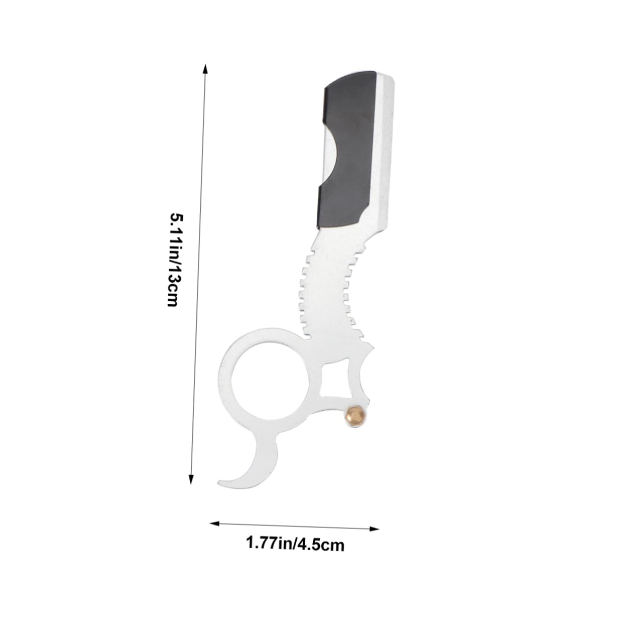 BESTYASH 1pc Beard Shaver Men Shaver Manual Shaver for Men Stainless Steel