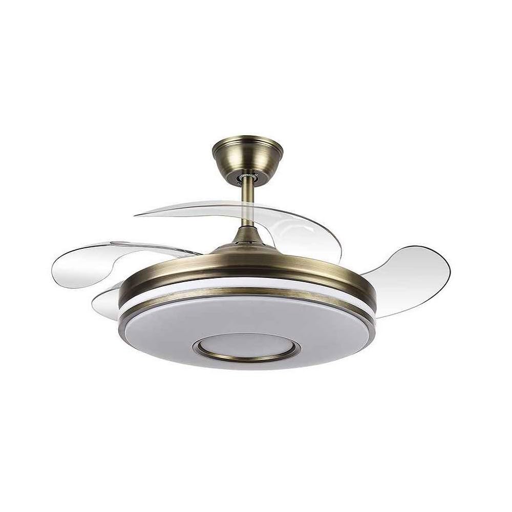 FABRILAMP Ceiling fan with light, bulb 60W E14, 230V, ideal for cooling and lighting enclosed spaces.
