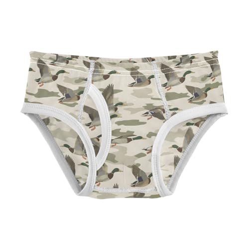 Boys' Exclusive Briefs Toddler Underwear 95% Combed Cotton Boxerbriefs 2T Duck Pattern 83