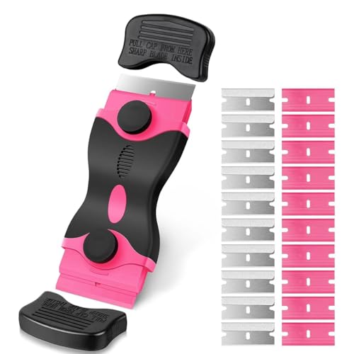 Jinmoioy �X�N���[�p�[ �V�[�������� �~�j �v���X�`�b�N���X�e�����X�n �w�� �V���O���G���h�X�y�[�h �K���X���ꗎ�Ƃ� ���S �X�e�b�J�[/�V�[��/���x��/�ڒ��ܔ����� �S�������� ���ݔ��� ���E�o�X���[���E�L�b�`���p �N���[�j���O (�s���NA�Z�b�g