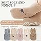 WOLMIK Rutschfeste Socken für Baby, 5 Paar Baby Socken Baumwolle, Süße Katze Kleinkind Babysocken, Kinder Antirutschsocken for Babies Toddlers and Kids (1-3 Jahre alt)