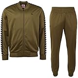 Auch einzeln gut kombinierbar Kappa Deutschland Herren LISSO Men, Training Suit, Regular Fit Trainingsanzug, Winter Moss, Normal