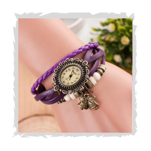 Image of Spiffy Vintage Style Bracelet Watch for Woman, Watch for Women Latest, Watch for Girls Stylish, Women Watches Branded, Women Watches, Bell Charm