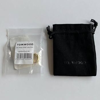 Amazon.co.jp: TOM WOOD トムウッド ピアス Ice Hoop Small Line