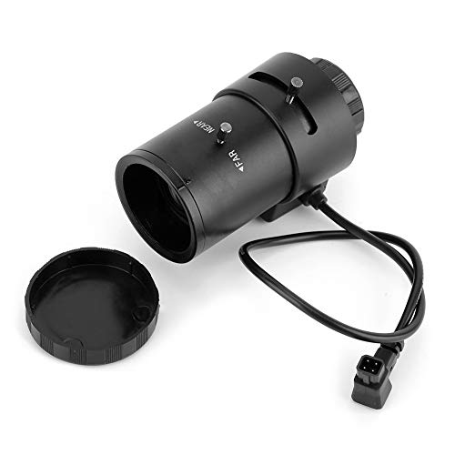 2.8 12mm 720P Aluminum Alloy CS Mount Auto Aperture Zoom Lens Security Camera System, High Compatibility for Clear Surveillance