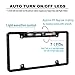 GLK License Plate Backup Camera HD Front Rear View Reverse Camera with 7 LED Night Vision 170 Degree Viewing Angle, Waterproof, for Cars