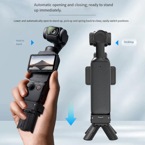 Soporte de aleación de aluminio para DJI Pocket 3 con interfaz completa 5