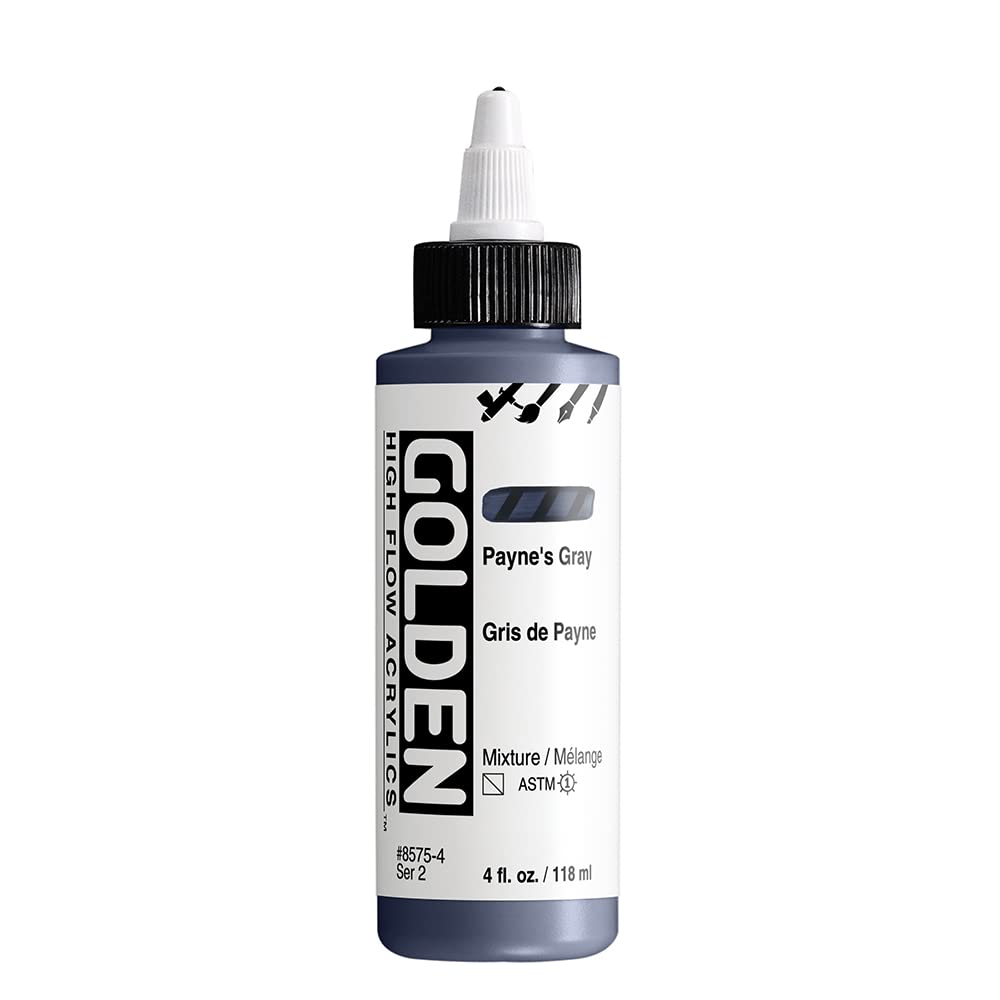 Golden Payne's Gray : High Flow : Acrylic Paint : 118Ml (4Oz): : S2