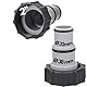 Kalitec Pool Adapter A - Schlauchadapter Pool 38mm und 32mm - Pool Zubehör Schlauchtülle mit Dichtring (2er Set)