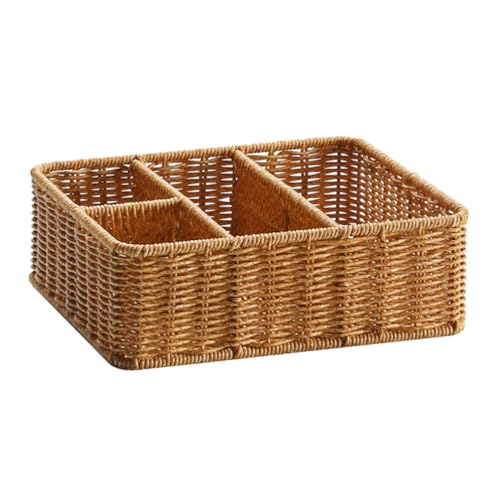 Boîte bijoux compartimentée en rotin synthétique pour protéger vos bagues - 2