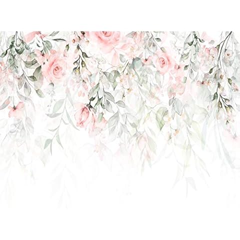 Papier Peint Panoramique Fleurs - decomonkey Cover