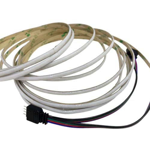 Tira LED flexible RGB 5V 5m COB 576 LEDs/m miniatura 3