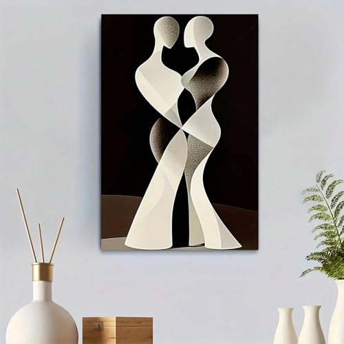 Impression sur toile de qualité supérieure, art abstrait minimaliste 70x100cm - 2