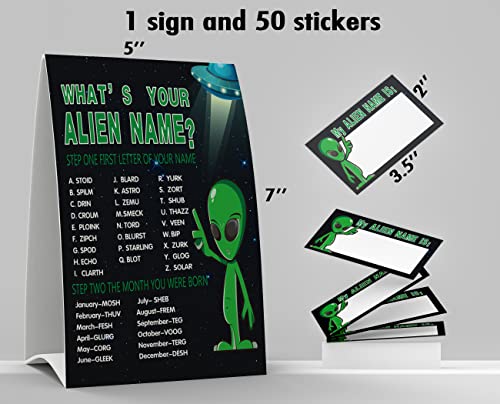Juego de fiesta shupai "What's Your Alien Name" miniatura 2