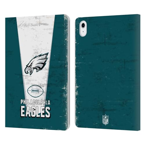 Coque iPad Air 11 Philadelphia Eagles en cuir haut de gamme