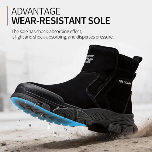 SFSDOUN Fireproof Steel Toe Welding Boots