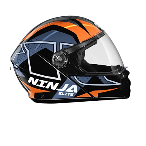 Image of STUDDS Ninja Elite Super D6 FLIP-UP Full FACE Helmet N10 Black-L