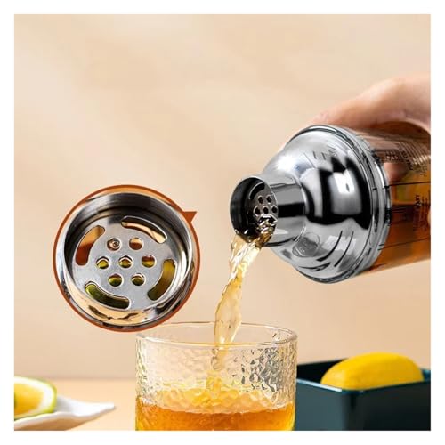 Coctelera de 400ml para preparar combinados sin derrames en la barra 6