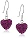 Produktbild Pasionista Damen-Ohrring rotes Kristall Herz 925 Sterling Silber 606620