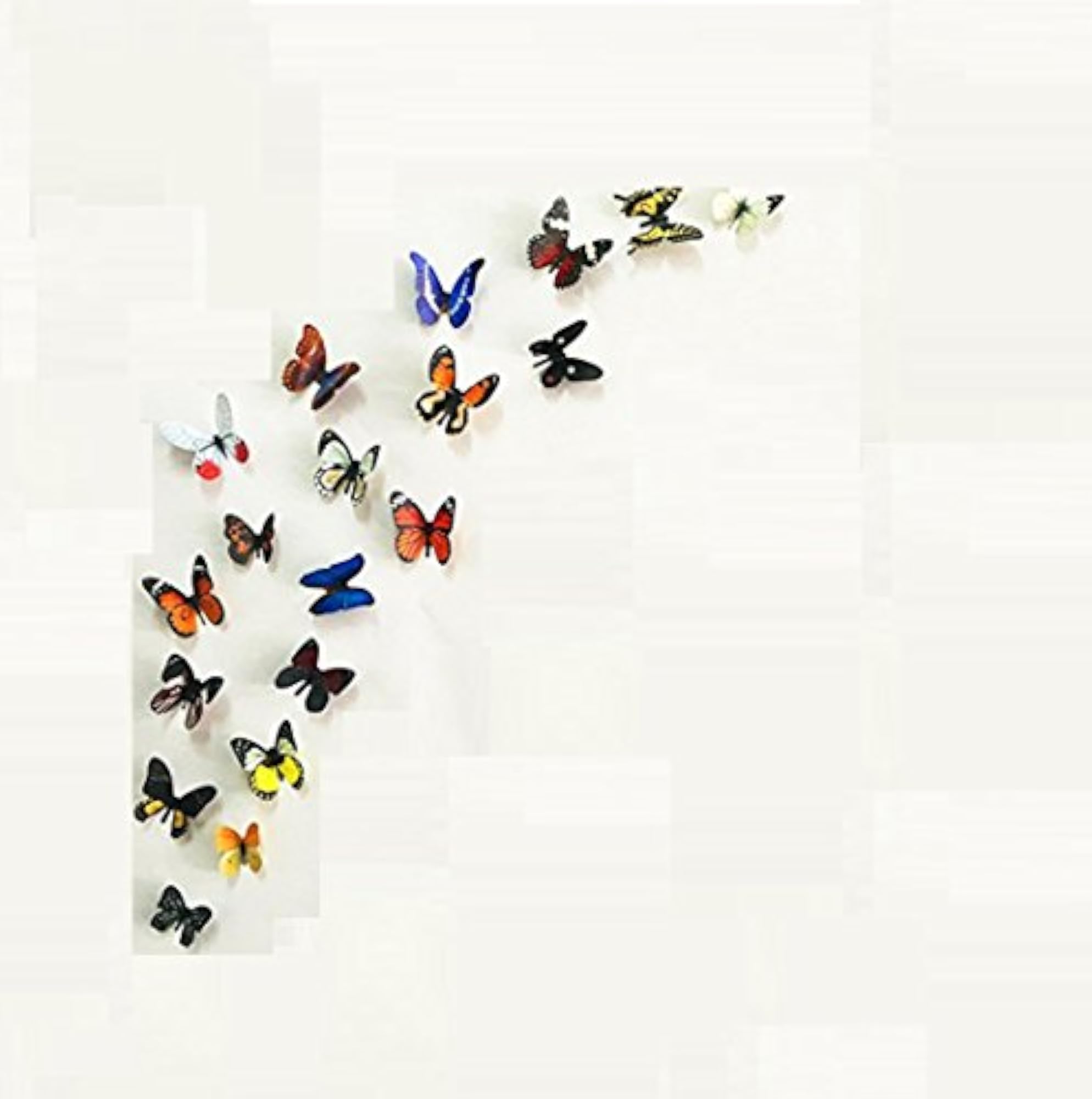 Multicolor Butterfly Wall Sticker Combo Pack