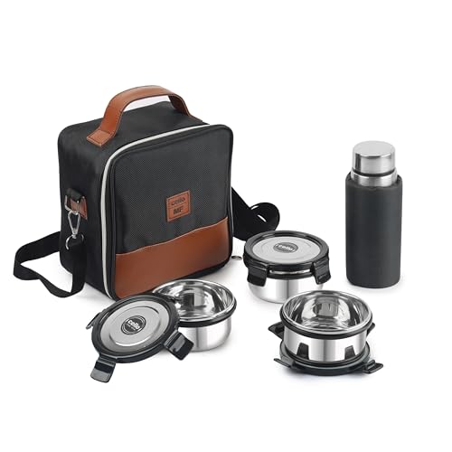 CELLO MF President Combo Stainless Steel Set of 4_Black Leatherite - Image 7