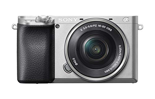Sony Alpha 6100LS | Appareil photo hybride APS-C, Kit boîtier + optique E 16-50mm (AF en 0.02s, Suivi des Yeux Humains et Animaux, Vidéo 4K, Ecran Selfie Vlogging), (ILCE6100, A6100) Argent
