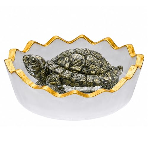Image of Pyrite Tortoise Original Certified - Pyrite Turtle Energy Symbol