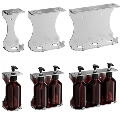 Distributeur de savon mural pour bouteilles de shampooing de douche - 2