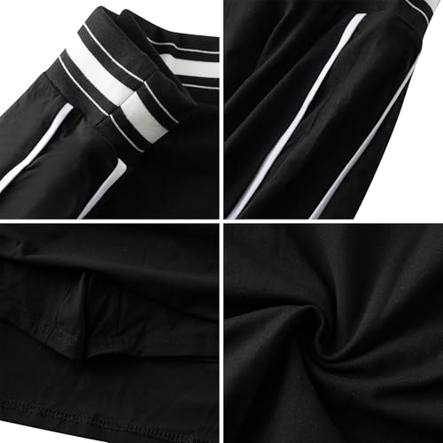 Image of Jigfar Women Cute Golf Tennis Club Skirt Dress Activewear Mini Summer Workout Running Athletic Skorts