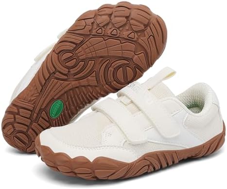 SAGUARO Barfußschuhe Kinder, Sneaker mit Breiter Zehenbox | Barfussschuhe Jungen Mädchen, Leicht und Flexibel für Freie Bewegung, Einfach Anzuziehen, für den Alltag und den Schulwe