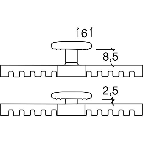 KARLE & RUBNER 7119 K&R Terraflex N6 mit Schraube A4 5x50mm für Holz-Unterkonstruktion Inhalt: 120 Stück, schwarz