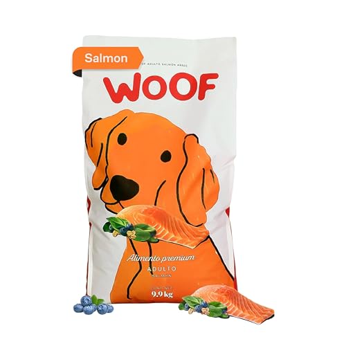WOOF | Croquetas para Perros Adultos Sabor Salmón | Comida para Perro 100%...