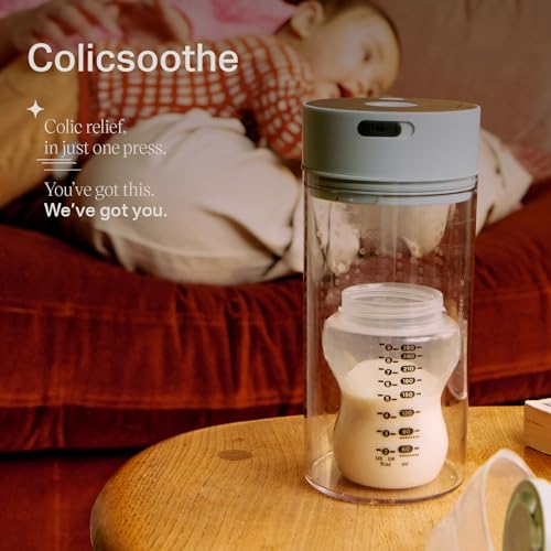 Colicsoothe Anti-Colic Air Remover Bottle by Tommee Tippee - Relieves Colic, Gas, and Discomfort in Newborns, Infants & Babies, Advanced Air Removal Technology for Symptom Relief