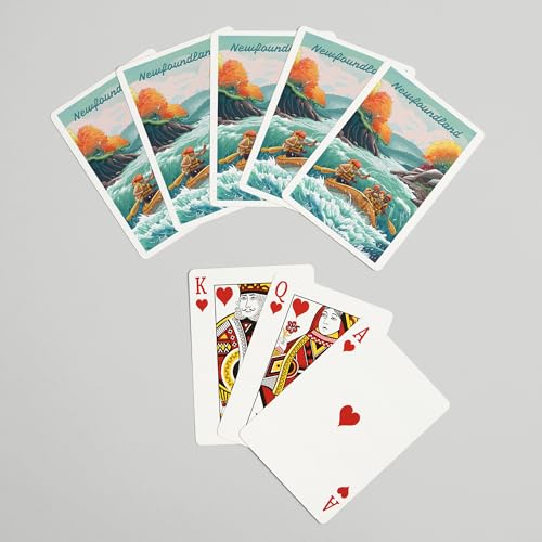 Lantern Press Newfoundland, Baraja Poker 52 Cartas miniatura 7