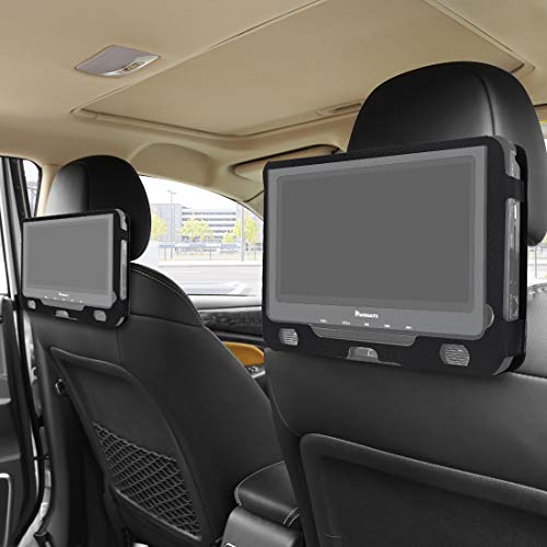 NAVISKAUTO Dual Car Headrest Mount Holder Only for NAVISKAUTO 9-9.5 Inch Dual Screen DVD Player