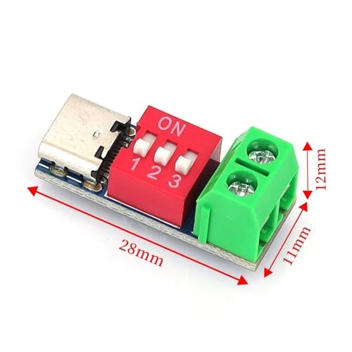 Probador de suministro de energía DIY con módulo disparador USB-C de voltaje variable 4
