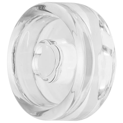 KICHOUSE Practical Glass Weights for Jars Lid Handle Wide Mouth for Canning Pickling